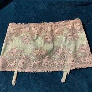 Victoria's Secret Angel embellished slip w garter